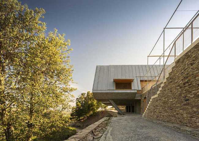 Structure d'accueil pour les visiteurs de la cave Quinta da Faísca
