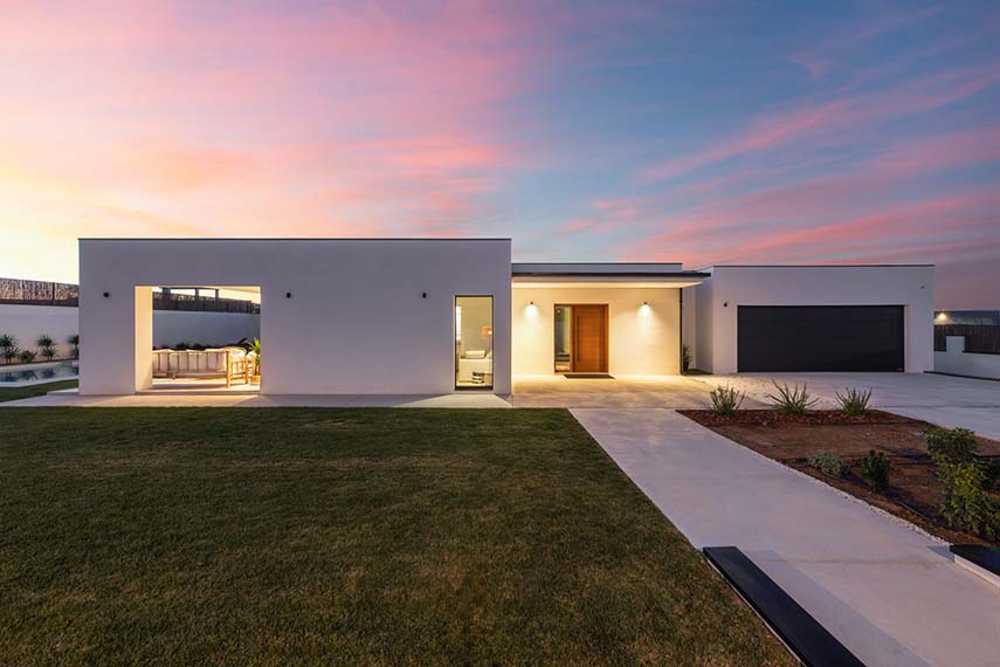 Villa individuelle d'un étage : un projet de luxe et de durabilité