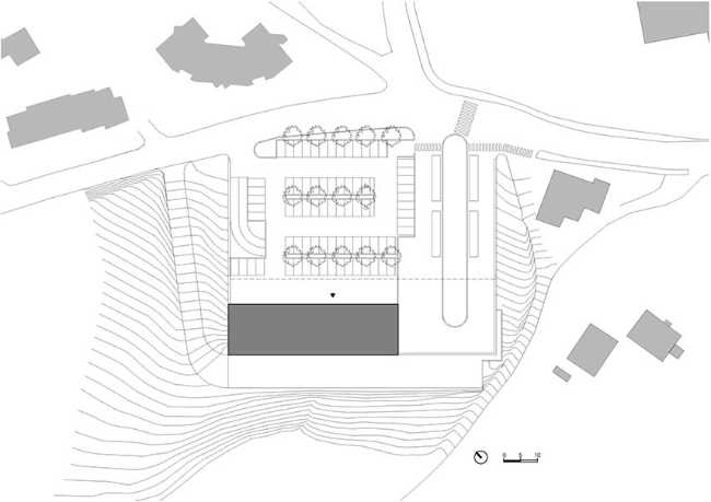 Centro di Protezione civile Renon. Scultoreo simbolo di collaborazione