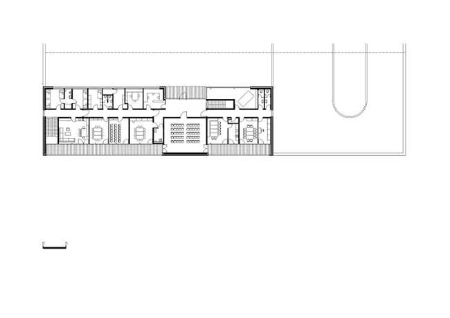 Centro di Protezione civile Renon. Scultoreo simbolo di collaborazione