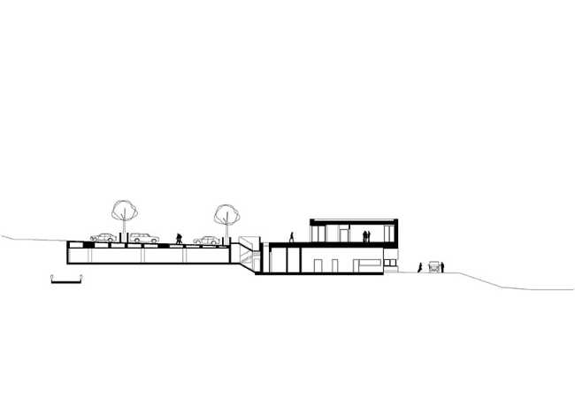 Centro di Protezione civile Renon. Scultoreo simbolo di collaborazione