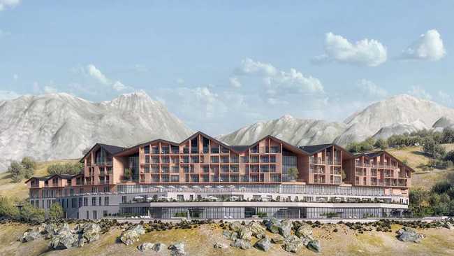 Nuovo Complesso Termale di Istisu sulle rovine del sanatorio sovietico