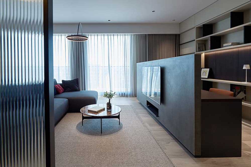 A1208PP apartment in Vietnam. Yin and Yang design with sacred space