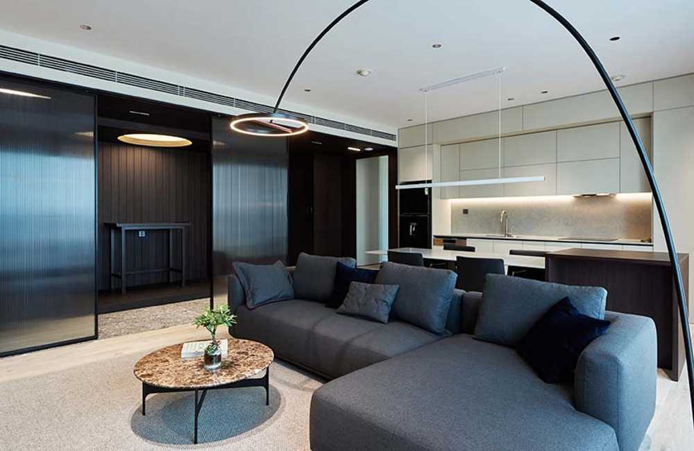 A1208PP apartment in Vietnam. Yin and Yang design with sacred space