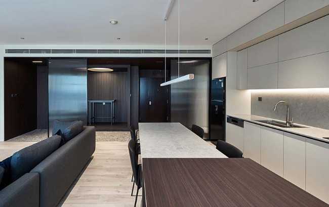 A1208PP apartment in Vietnam. Yin and Yang design with sacred space