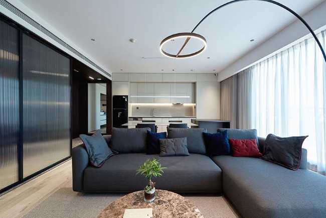 A1208PP apartment in Vietnam. Yin and Yang design with sacred space