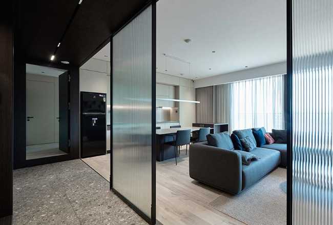 A1208PP apartment in Vietnam. Yin and Yang design with sacred space