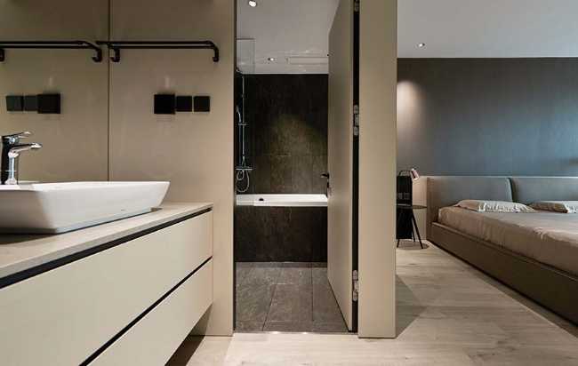 A1208PP apartment in Vietnam. Yin and Yang design with sacred space
