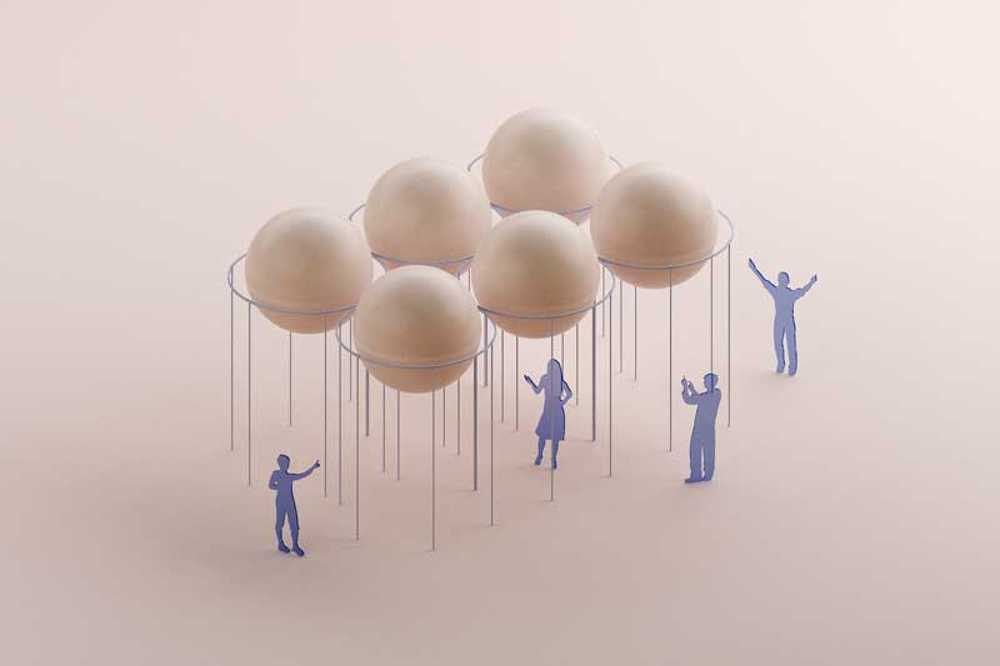 Pabellón Sombras en Gravedad: la ligereza de una instalación poética