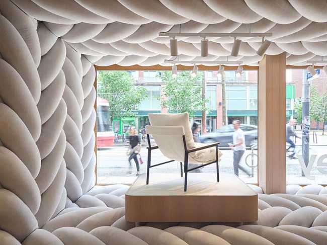 Cozey Flagship Experience Centre. Retail space from digital