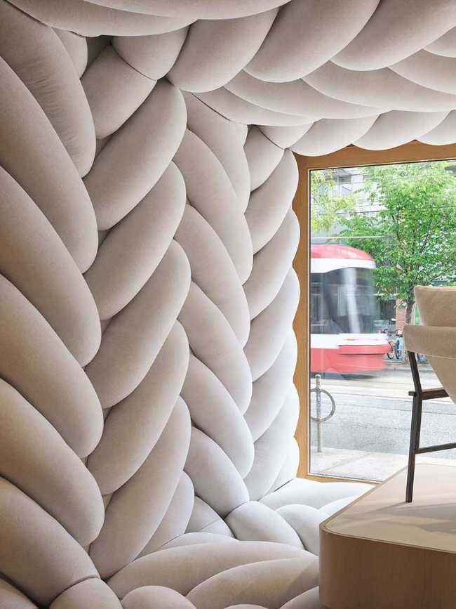Cozey Flagship Experience Centre. Retail space from digital