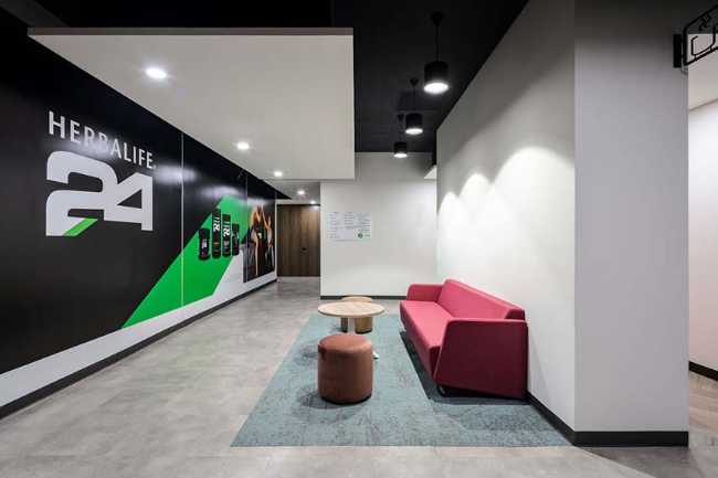 Imagen corporativa renovada con la remodelación de las oficinas de Herbalife