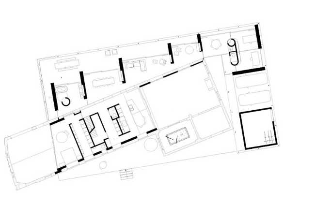 Renouvellement ferme centenaire Ossel. Inversion intérieur et extérieur