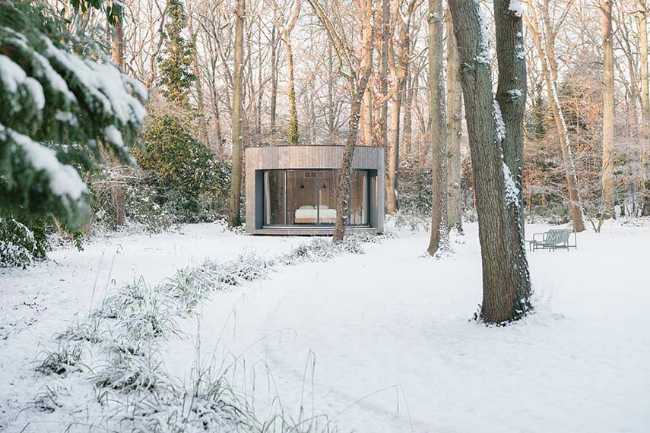 Suite LumiPod5 tra interno ed esterno nella tenuta di  Villa Besson