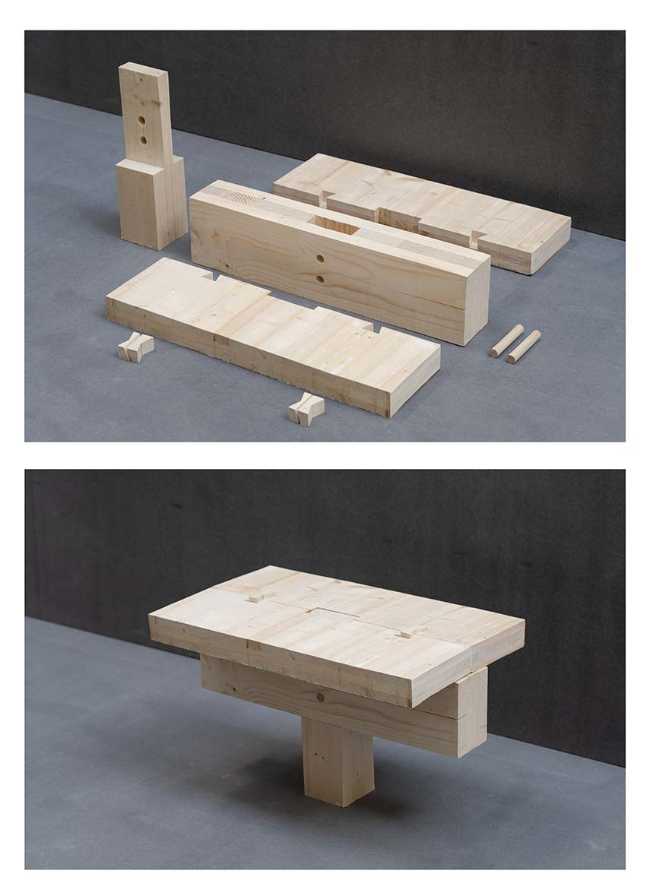 HasleTre: el edificio comercial desmontable y reciclable de madera