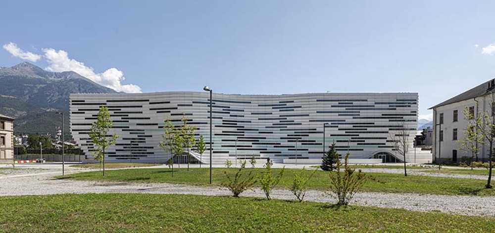 Saint-Gobain Italy for the new university campus of Valle d'Aosta