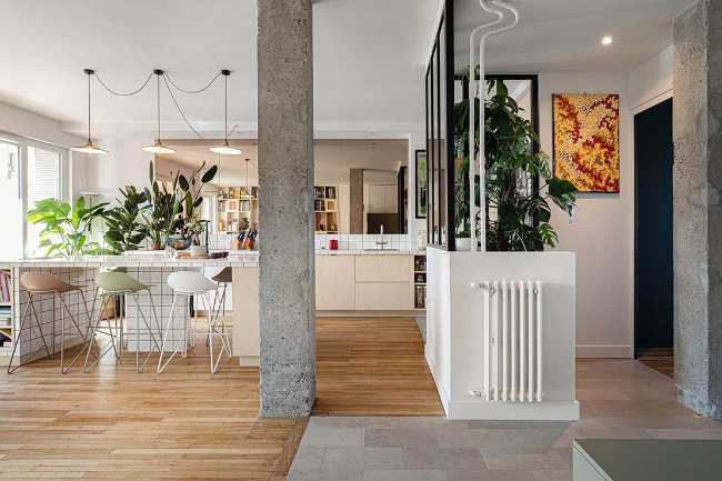 Renovation of a 1950s apartment in Croix-Rousse, Lyon