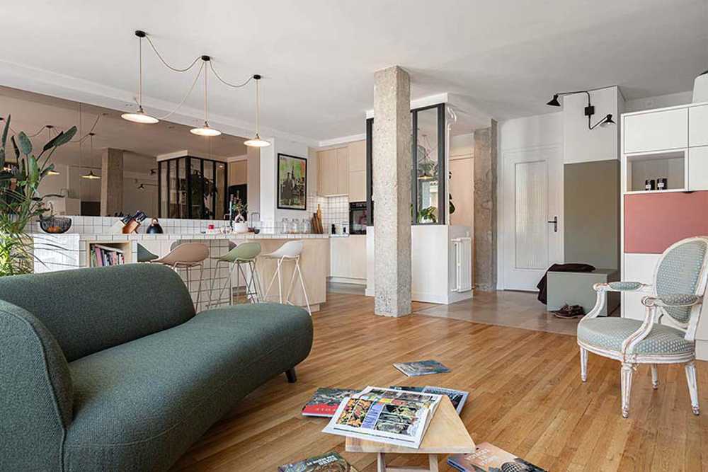 Rénovation d'un appartement des années 50 sur la Croix-Rousse à Lyon