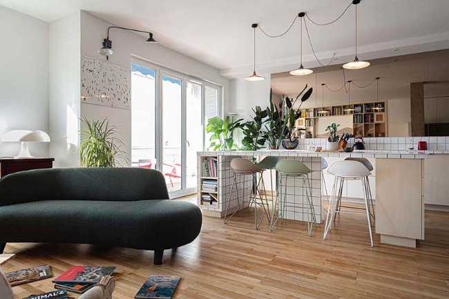 Rénovation d'un appartement des années 50 sur la Croix-Rousse à Lyon