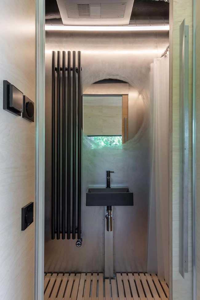 Módulo habitacional transportable en una carcasa metálica: 019 Cabin