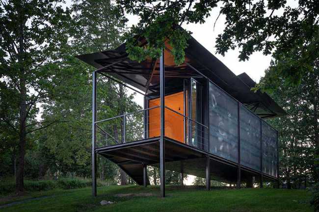 Módulo habitacional transportable en una carcasa metálica: 019 Cabin