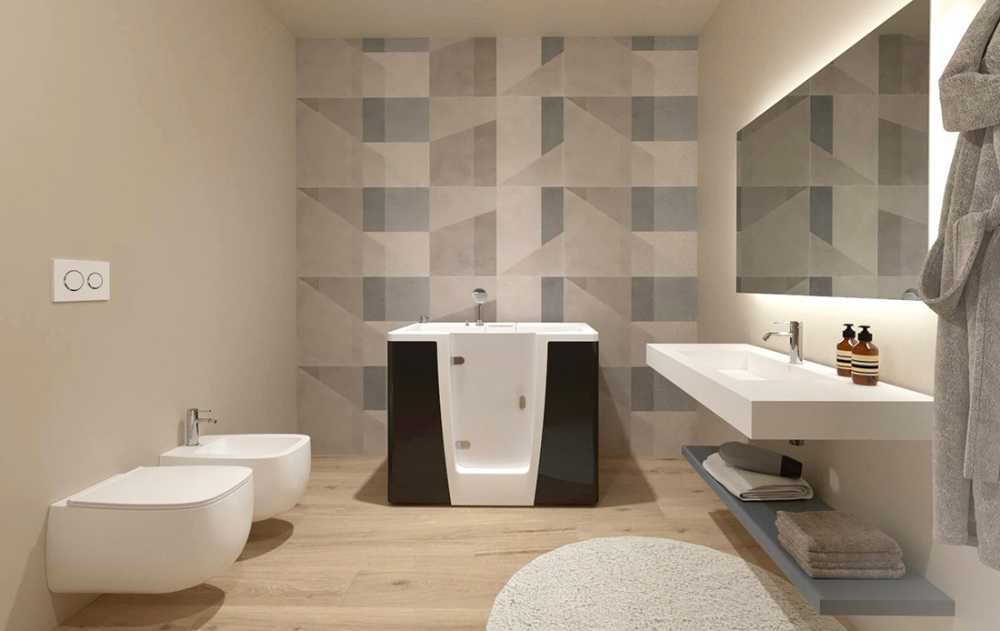 Shower Tub 650 Evo: compact and accessible design for any space
