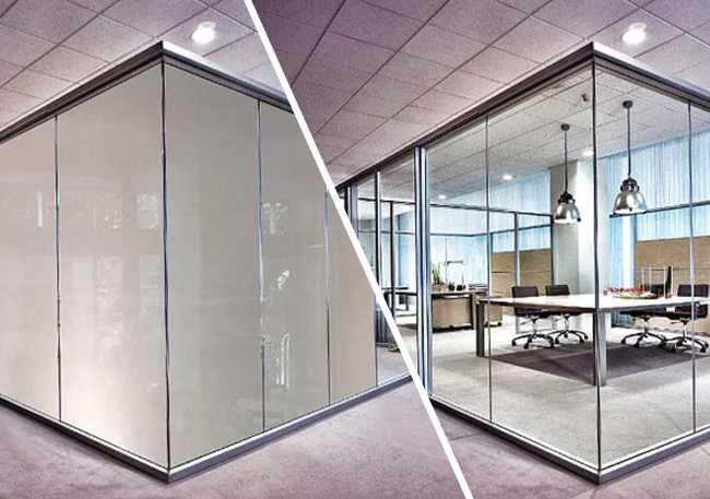 Spazi vetrati Flessibili & Pellicole LCD nella Progettazione Moderna: tra Privacy statica e Privacy dinamica