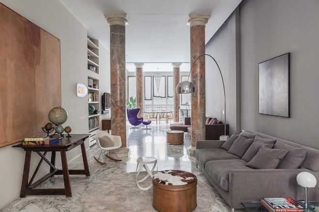 Interni classici e tocchi di design nella Casa dell’Architetto Cutini