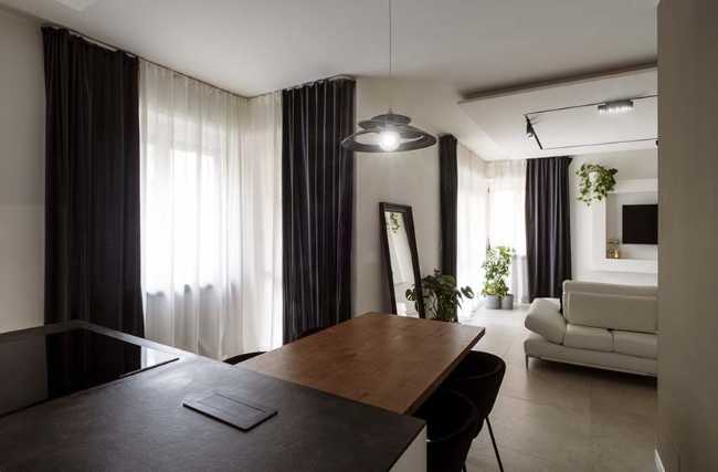 Aesthetics and optimized space. Restyling of the FEL apartment