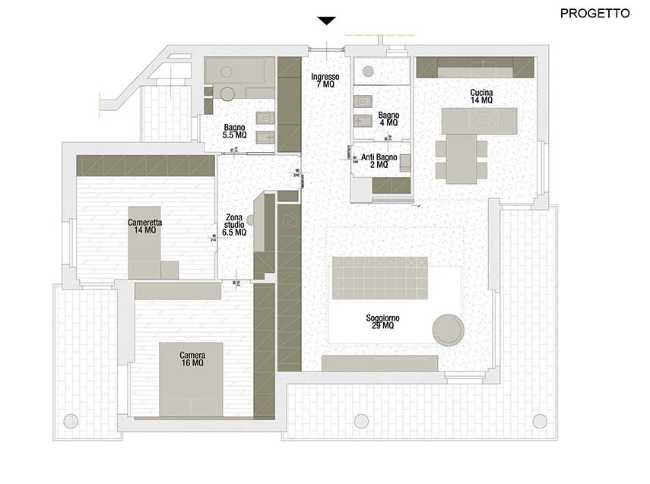Aesthetics and optimized space. Restyling of the FEL apartment