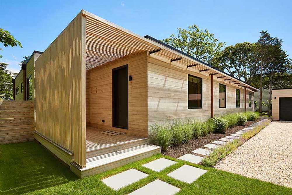 Shift House in prefabricated modules. Spatial quality and construction efficiency