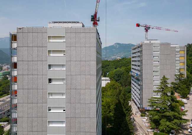 Riqualificazione di poli residenziali. Sistemi a secco Offsite e ottimizzazione delle performance. Le Torri di Madonna Bianca a Trento