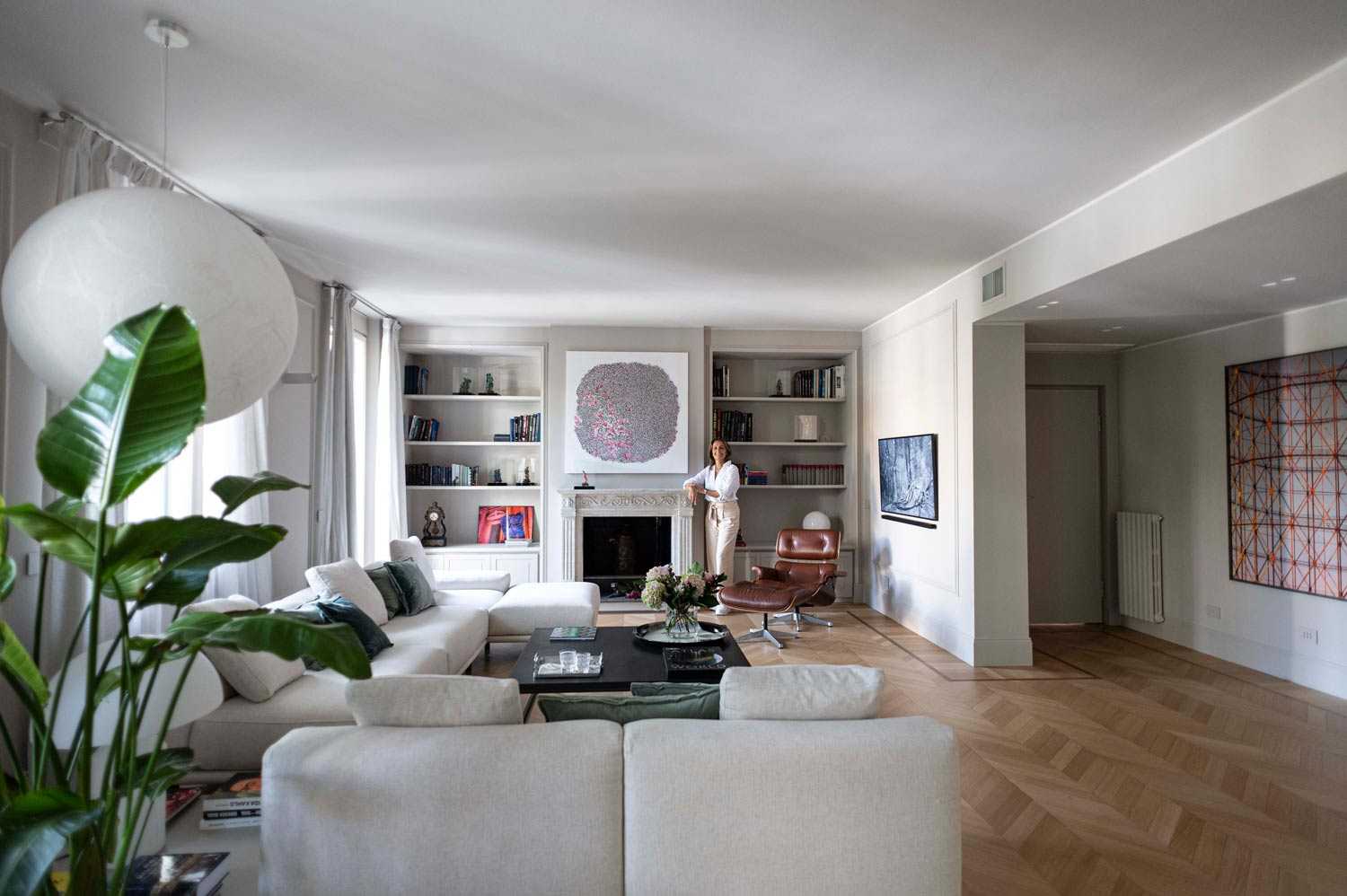 Risorgimento Square, the allure of white for a timeless home