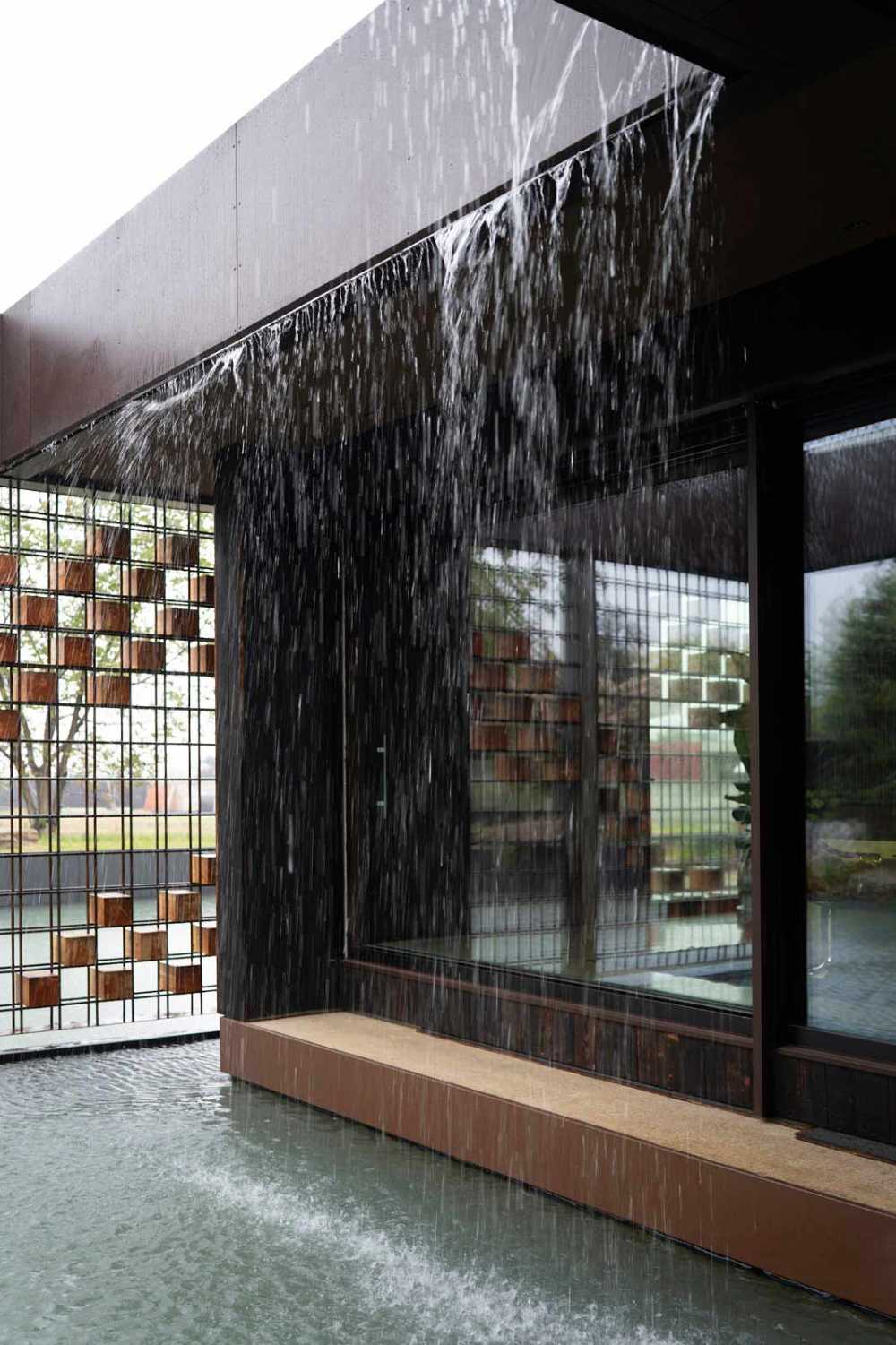 Le Pavillon, la maison d'hôtes entre verre, microciment et jardins zen