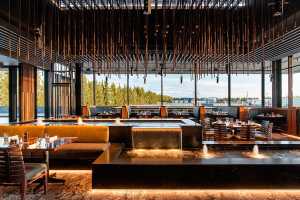 Kansas Restaurant: architettura organica tra acqua e natura