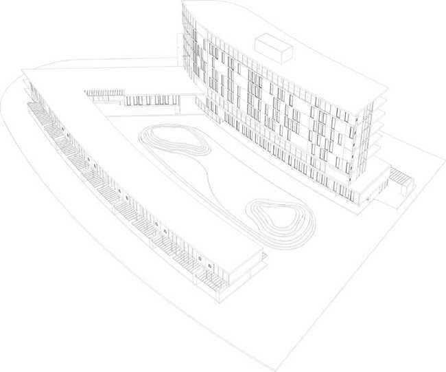 Complexe résidentiel La Mansa. L'architecture répond à l'environnement