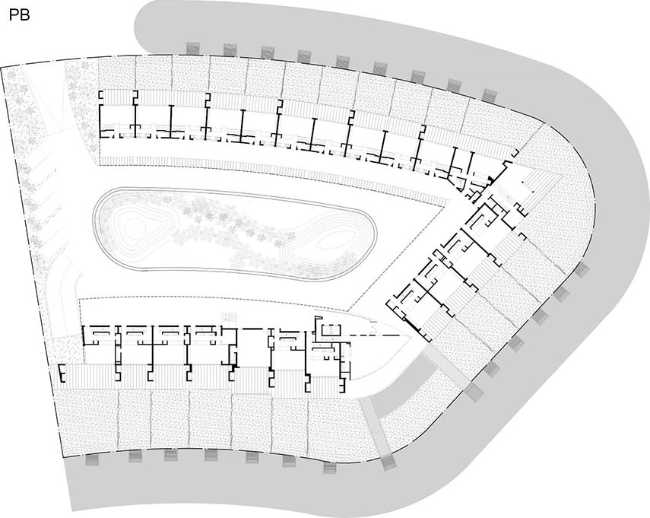 Complexe résidentiel La Mansa. L'architecture répond à l'environnement