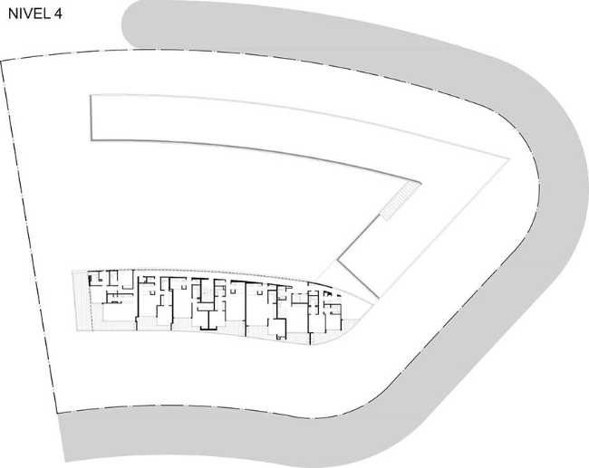Complexe résidentiel La Mansa. L'architecture répond à l'environnement