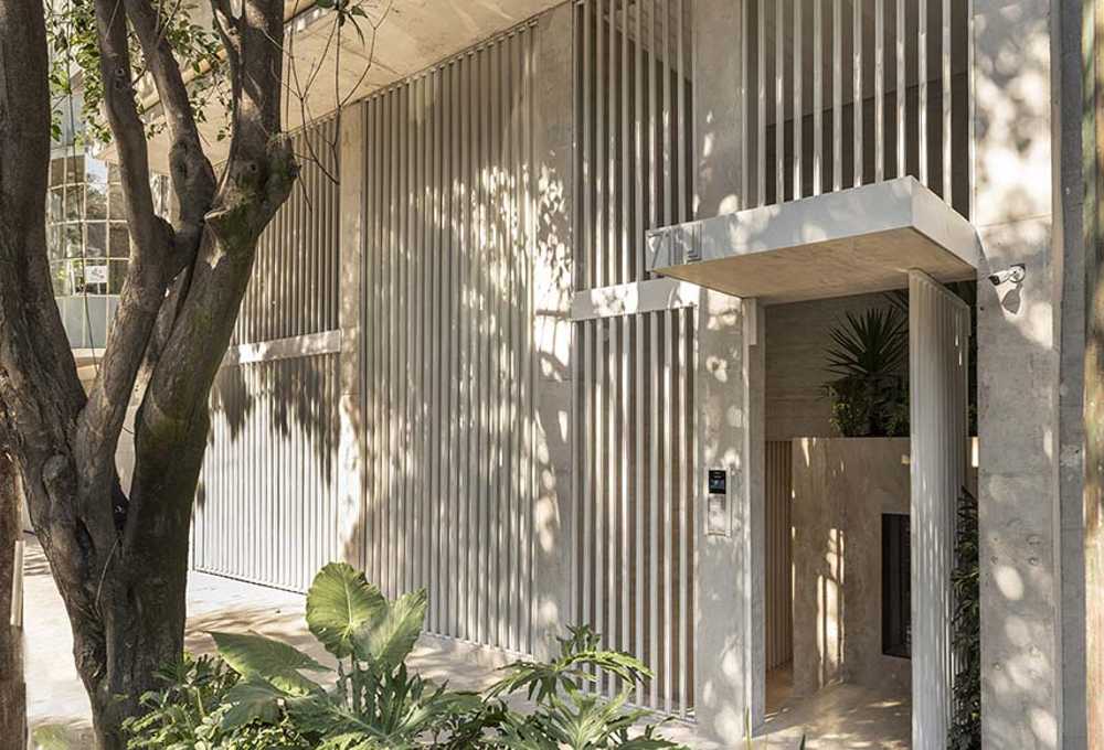 An urban oasis on six levels in the heart of Mexico City