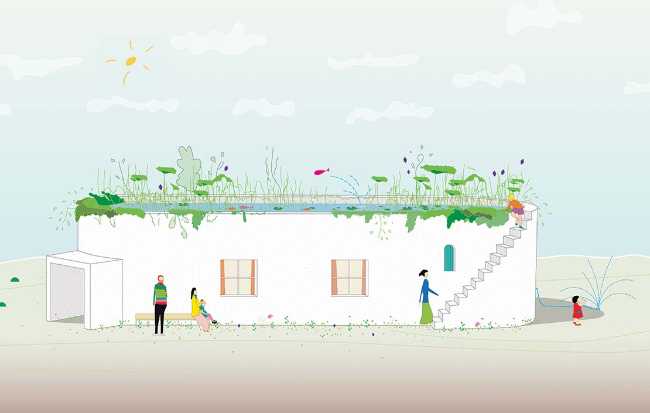 Casa Cisterna. Arquitectura viva que recupera el agua de lluvia