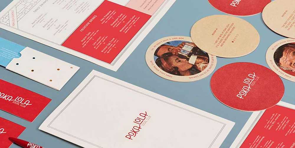 Irriverente brand design del Poka Lola social club a Denver