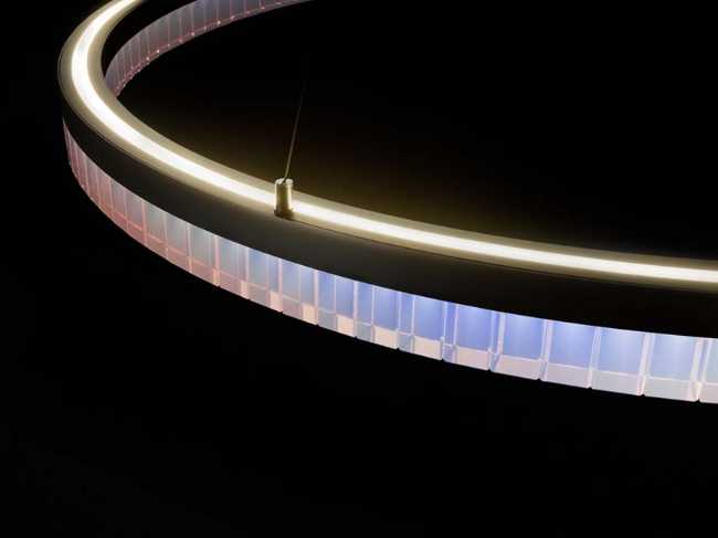 Lampade Cyanometer per Swarovski. Il cielo in una stanza