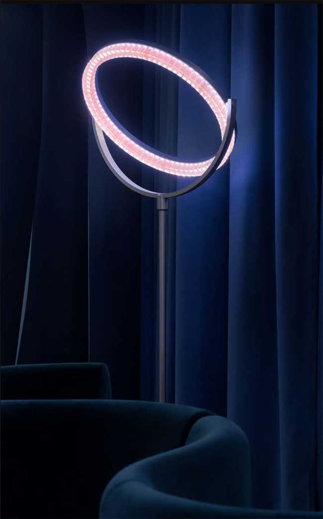 Lampade Cyanometer per Swarovski. Il cielo in una stanza