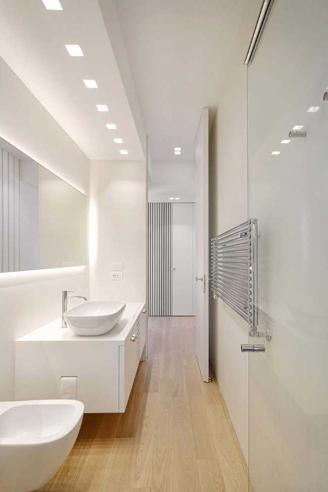 Blanc sublime et continuité spatiale: appartement Galleria Cavour