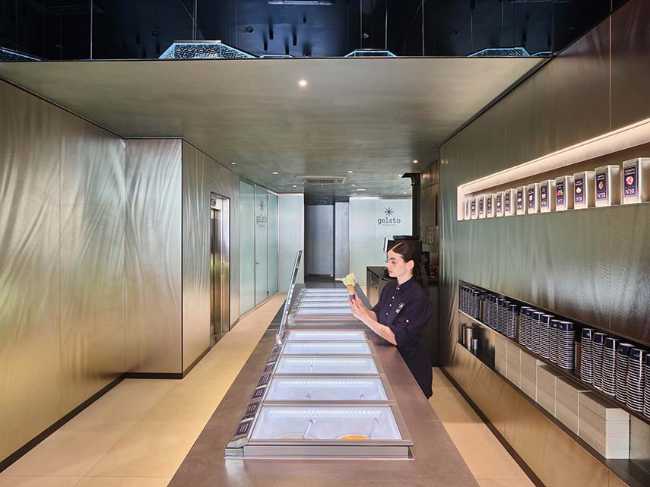 Design d'intérieur pour recettes uniques. Gelato Collection à Barcelone