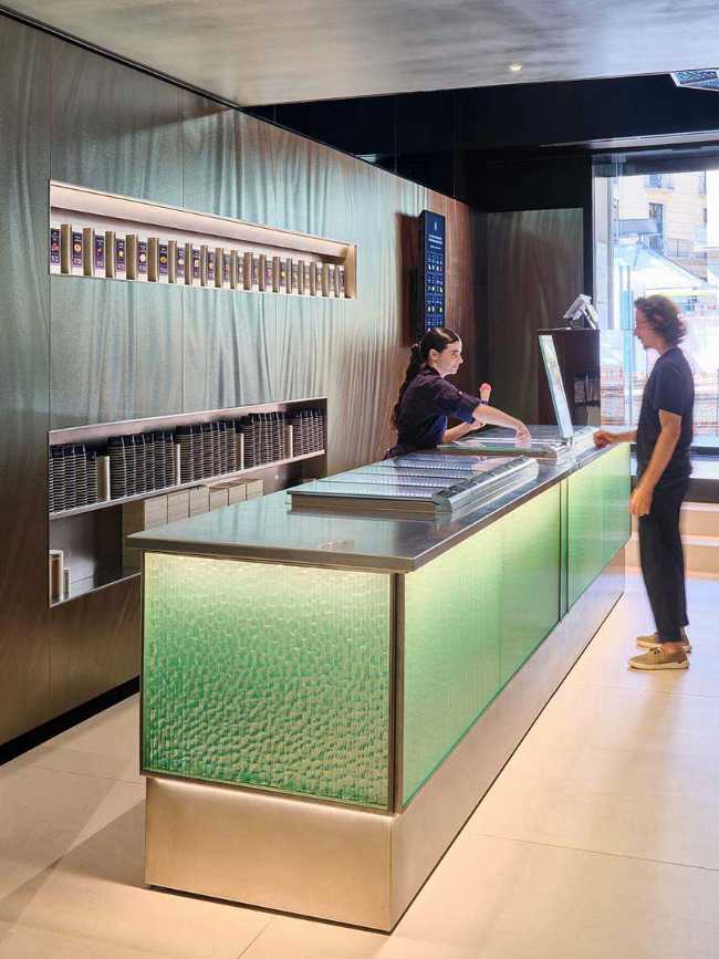 Design d'intérieur pour recettes uniques. Gelato Collection à Barcelone
