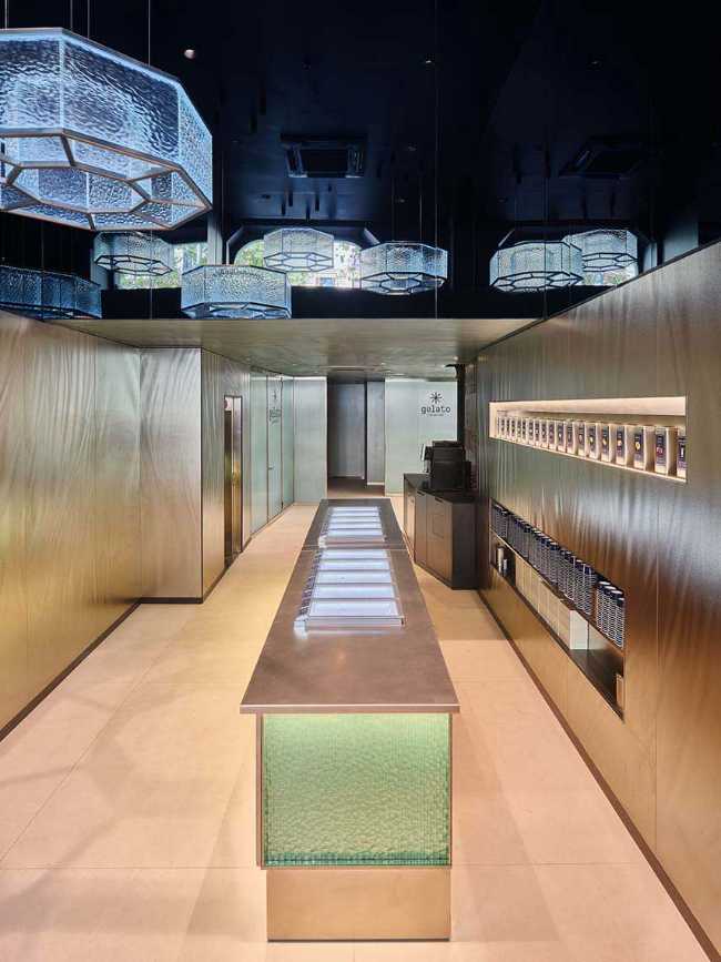 Design d'intérieur pour recettes uniques. Gelato Collection à Barcelone