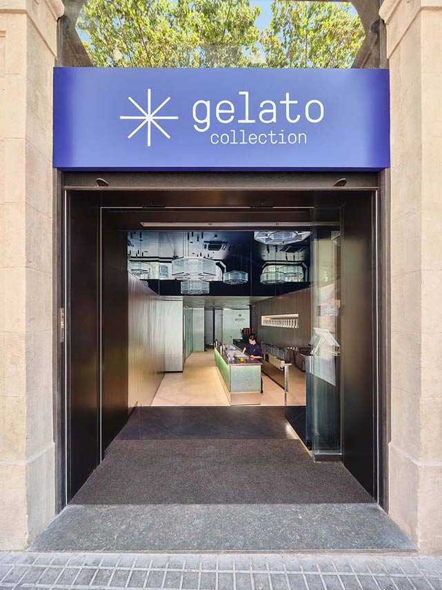 Design d'intérieur pour recettes uniques. Gelato Collection à Barcelone