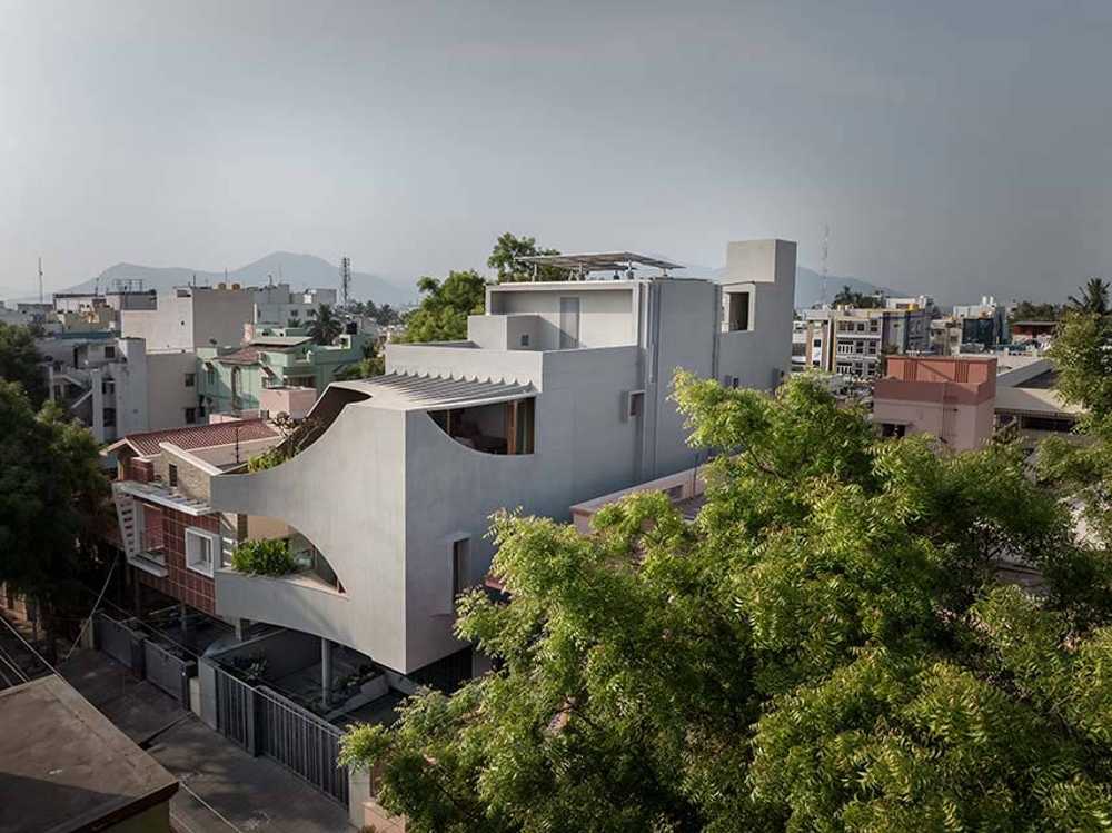 An architectural sculpture creates new views of living: the K Home