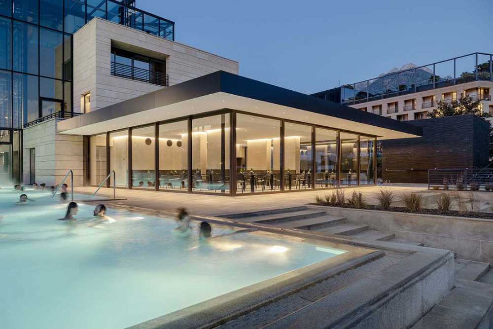 Nouveau Wintergarten des Thermes de Merano. Beauté et éco-durabilité